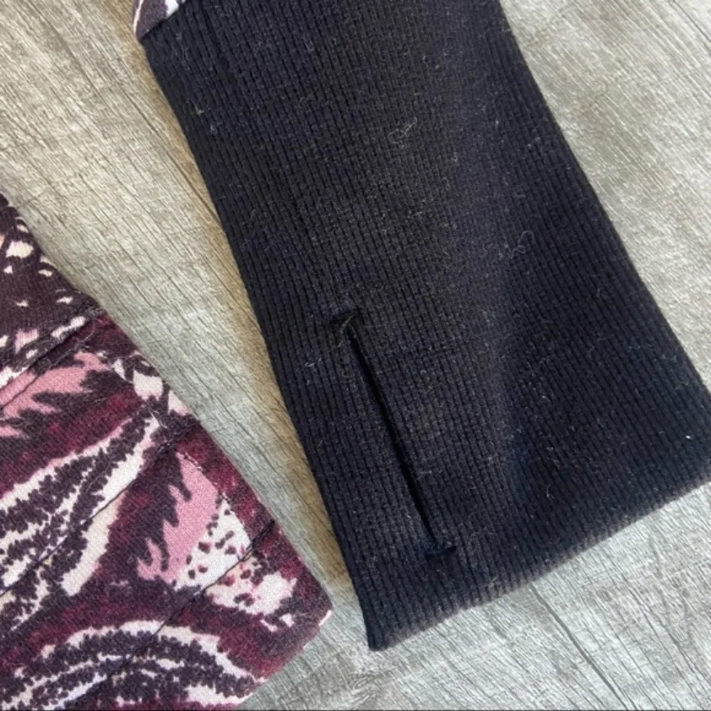 Joie Patterned Sweater with Thumb Holes